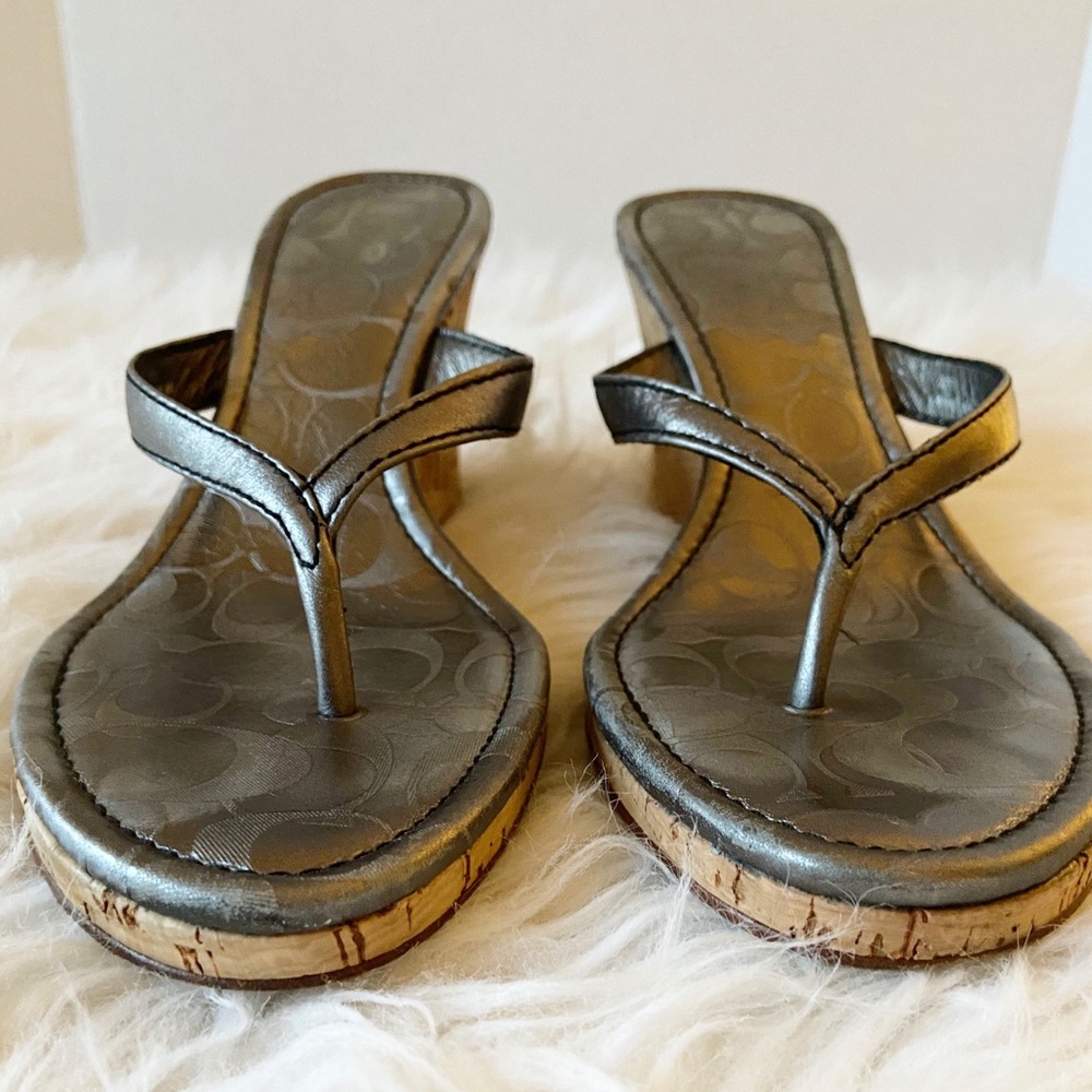 Coach Lannie Sandals size 8 - Picture 3 of 7